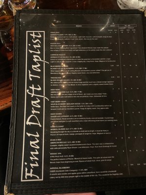 Menu photo 6 Final Draft Brewing Company Redding, CA Menu photo 6 Final Draft Brewing Company Redding, CA