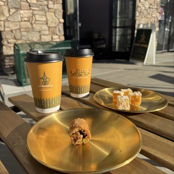 Delah Coffee  - Lattes, Jordanian pistachio dessert and Turkish Delight - Coffee & Tea Near Me - San Diego, California