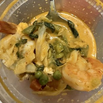 Thai On Canyon - Panang Curry Chicken.  Er... shrimp. - Thai Near Me - Santa Fe, New Mexico