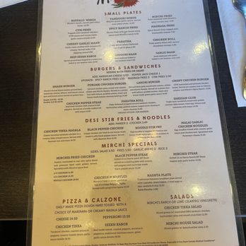 Mirchi Cafe and Masala Pizza, Halal American & Desi Restaurant - Menu - Halal Near Me - Dublin, California