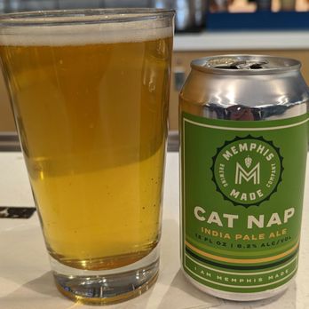 Memphis Made - a can of cat nap and a glass of beer - Breakfast & Brunch Near Me - Memphis, Tennessee Memphis Made - a can of cat nap and a glass of beer - Breakfast & Brunch Near Me - Memphis, Tennessee