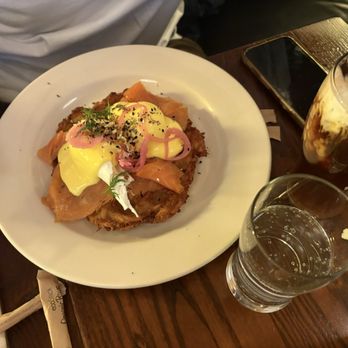 The Smith - Salmon Eggs Benedict - New American Near Me - New York, New York