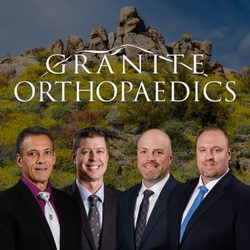 Granite Orthopaedics - 4 of the greatest orthopedic surgeons in Arizona! (Left to right: Dr. Pflueger, Dr. Richardson, Dr. Simonson, and Dr. Bassett)
