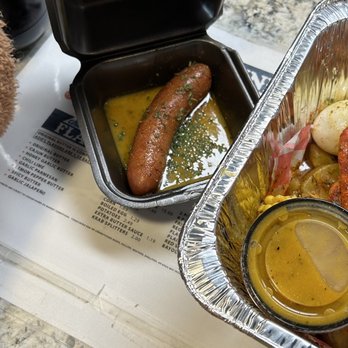 Krab Kingz - Sausage on the side with garlic butter - Seafood Near Me - Kansas City, Missouri Krab Kingz - Sausage on the side with garlic butter - Seafood Near Me - Kansas City, Missouri