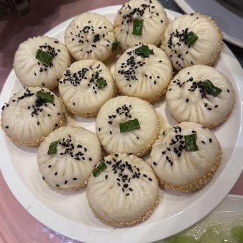 Shanghailander Palace - 901. Shanghailander Pan Fried Buns (6pcs) - Asian Fusion Near Me - Hacienda Heights, California Shanghailander Palace - 901. Shanghailander Pan Fried Buns (6pcs) - Asian Fusion Near Me - Hacienda Heights, California