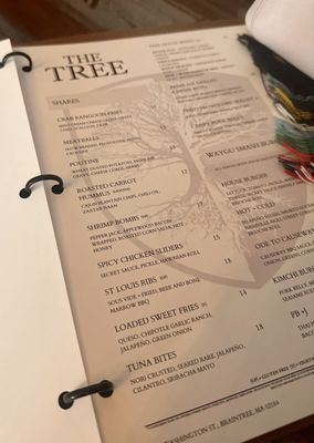 Menu photo 2 The Tree Bar And Lounge Braintree, MA