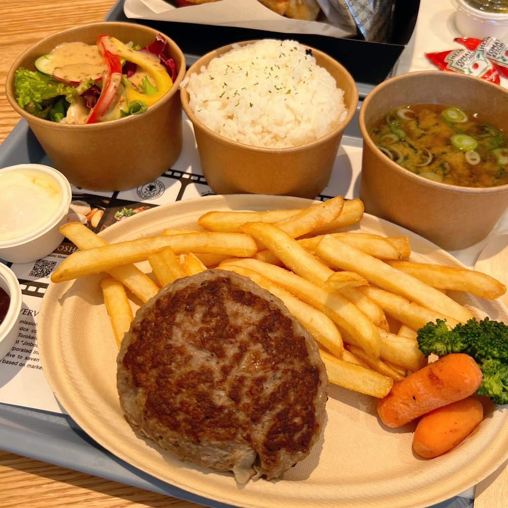 J’s Kitchen New York - FK-01. Teritama Trokeru-Wagyu Hamburg Steak Plate Combo - Japanese Curry Near Me - New York, New York J’s Kitchen New York - FK-01. Teritama Trokeru-Wagyu Hamburg Steak Plate Combo - Japanese Curry Near Me - New York, New York