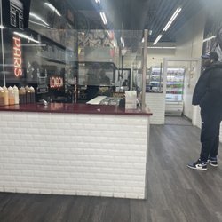 Halal Grill Bros - Counter..it is clean and well kept