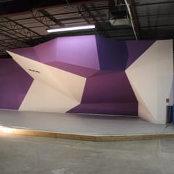 New climbing walls ready to go, built during the summer of 2012