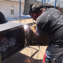J and M Wrought Iron - Repair made while smoking ribs for party. That fire was HOT. Talk about customer service! Thanks Joe