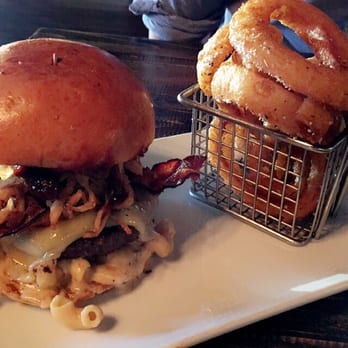 Layered Cakerie - Backyard BBQ burger with onion rings - Bakeries Near Me - Montclair, California Layered Cakerie - Backyard BBQ burger with onion rings - Bakeries Near Me - Montclair, California