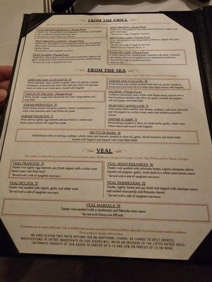 Menu photo 7 Santioni's Italian Restaurant Fleming Island, FL