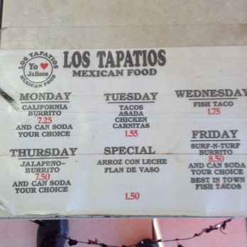Los Tapatios - Just in case... - Mexican Near Me - San Diego, California