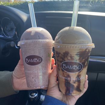 BAMBU - Red bean smoothie and coconut mocha blended coffee - Juice Bars & Smoothies Near Me - Elk Grove, California