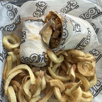 Toot's Restaurant - BUFFALO CHICKEN WRAP with fries - New American Near Me - Smyrna, Tennessee