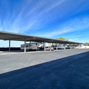 Carefree Covered RV Storage - Part of RV storange stall - Self Storage Near Me - Wylie, Texas
