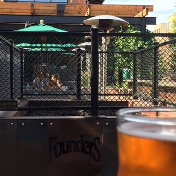 Founders Brewing - Beer on the patio. - Breweries Near Me - Grand Rapids, Michigan