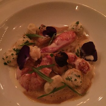 Wallsé - Entree: Poached Lobster with Ricotta Gnudi. Amazing. - Austrian Near Me - New York, New York Wallsé - Entree: Poached Lobster with Ricotta Gnudi. Amazing. - Austrian Near Me - New York, New York