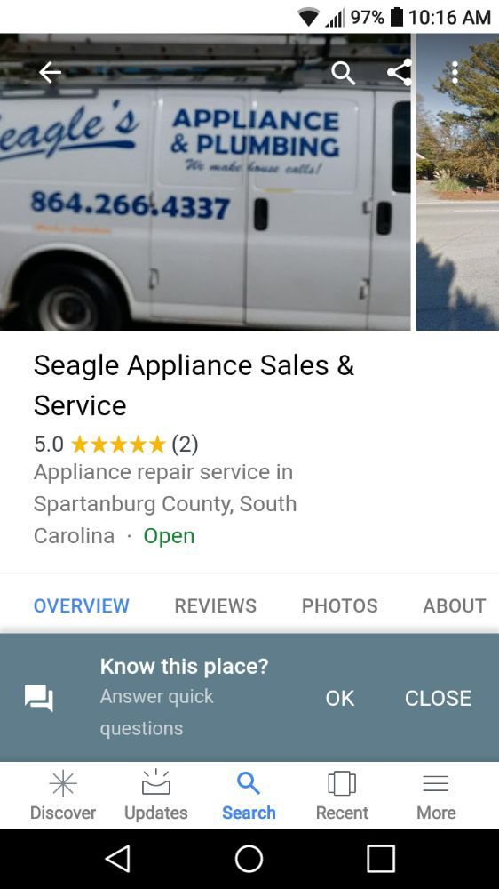 SEAGLE APPLIANCE SALES & SERVICE Updated September 2024 15 Photos