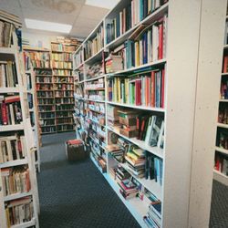 Second Editions Bookshop - shelves of books!
