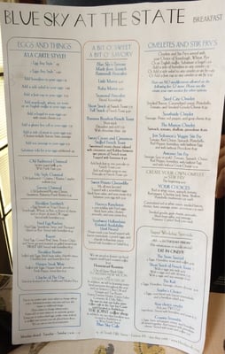 Menu photo 8 State Cafe and Grill Easton, PA