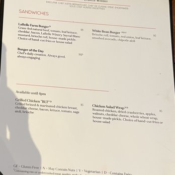 LaBelle Winery - Amherst - sandwich menu - Wineries Near Me - Amherst, New Hampshire LaBelle Winery - Amherst - sandwich menu - Wineries Near Me - Amherst, New Hampshire