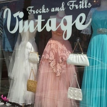 Frocks and Frills Vintage - Charming storefront in the heart of downtown Wheaton, near train station - Used, Vintage & Consignment Near Me - Wheaton, Illinois