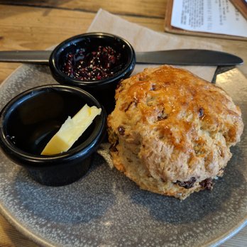 Homeground coffee - Scone with butter and jam! - Coffee & Tea Near Me - Windermere, CMA
