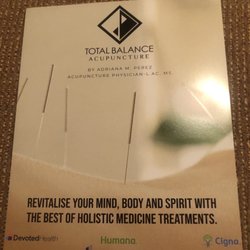 Total Balance Acupuncture - Most of the mayor insurance covers acupuncture.