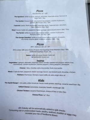 Menu photo 6 The Garage Frederick, MD