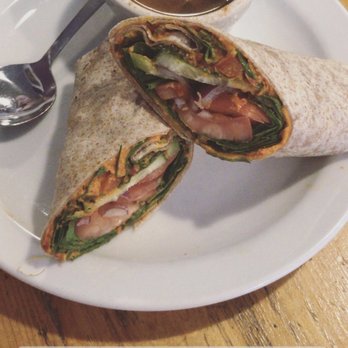 Blue Dog Cafe - a burrito and a bowl of soup - Breakfast & Brunch Near Me - Invermere, British Columbia