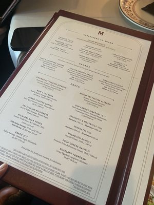 Menu photo 1 Maggiano's Little Italy Plano, TX