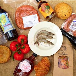 Chateau Renaissance Winery - That delicious Red Sangria from Chateau Renaissance completes this medley of goodies found at the USQ Farmer's Market!