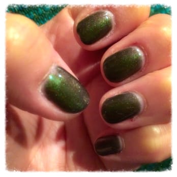 Glamour Nails - OPI in Green On The Runway. Don't look at my cuticles here, this is when I stopped biting my nails. - Nail Salons Near Me - Saint Simons Island, Georgia Glamour Nails - OPI in Green On The Runway. Don't look at my cuticles here, this is when I stopped biting my nails. - Nail Salons Near Me - Saint Simons Island, Georgia