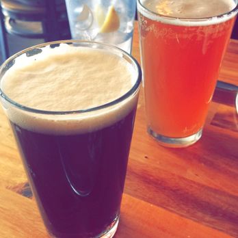 Publico - River Rat (the dark one) and White Chocolate beer - New American Near Me - Columbia, South Carolina