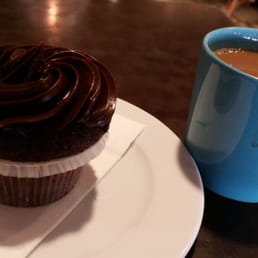 Coffee and cupcake. Jättebra fika!