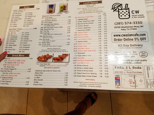 Menu photo 6 CW Asian Cafe Katy, TX Menu photo 6 CW Asian Cafe Katy, TX