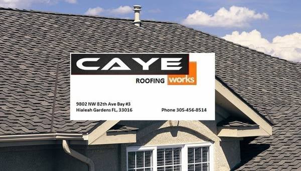 Slide of Caye Works Roofing
