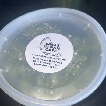 Baba’s Vegan Cafe - Kale Salad - Vegan Near Me - Los Angeles, California