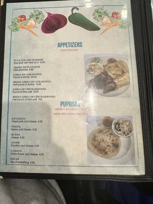 Menu photo 1 Cerritos Pupuseria Sterling, VA Menu photo 1 Cerritos Pupuseria Sterling, VA