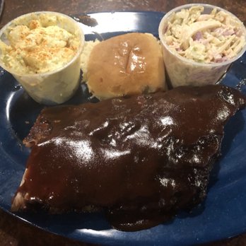 Central BBQ - Half rack of ribs w mild bbq - Barbeque Near Me - Memphis, Tennessee Central BBQ - Half rack of ribs w mild bbq - Barbeque Near Me - Memphis, Tennessee