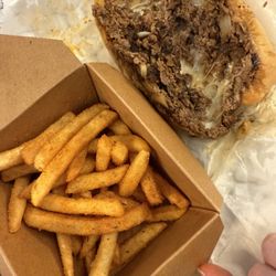 Roswell Junction - Mad Dads Philly's 6" Cheesesteak with Fries