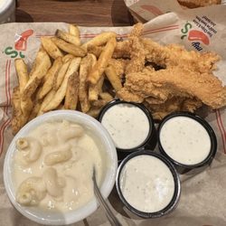 Chili's - Chicken Tenders, fries, white cheddar mac and cheese!
