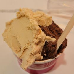 Fainting Goat Gelato - Sea Salt Caramel Gelato, Chocolate Fondante Gelato
