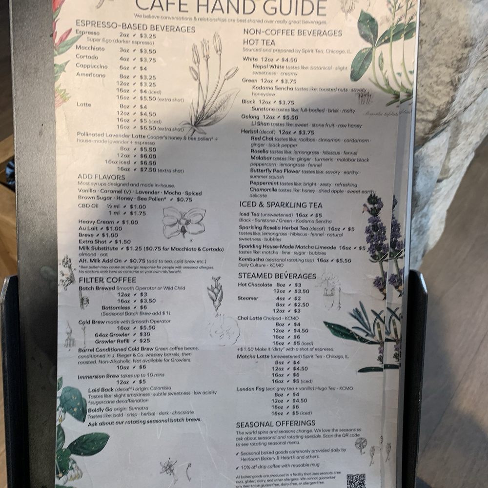 Café Equinox - Café menu - Home & Garden Near Me - Shawnee, Kansas