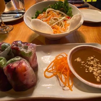 District Saigon - Papaya Salad and Summer Beet Rolls - Vietnamese Near Me - Astoria, New York