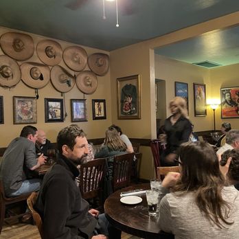 El Charro Cafe - Tables in the restaurant dining room. - Tacos Near Me - Tucson, Arizona