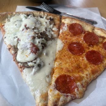 Fellini's Pizza - I got the Fellinis Special Pizza along with a slice of pepperoni soo good - Pizza Near Me - Atlanta, Georgia Fellini's Pizza - I got the Fellinis Special Pizza along with a slice of pepperoni soo good - Pizza Near Me - Atlanta, Georgia