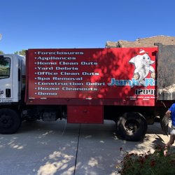 Great White Junk Removal - Great White Junk Removal truck.