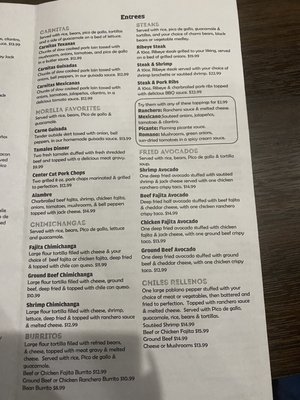 Menu photo 3 Morelia Mexican Cafe Elgin, TX